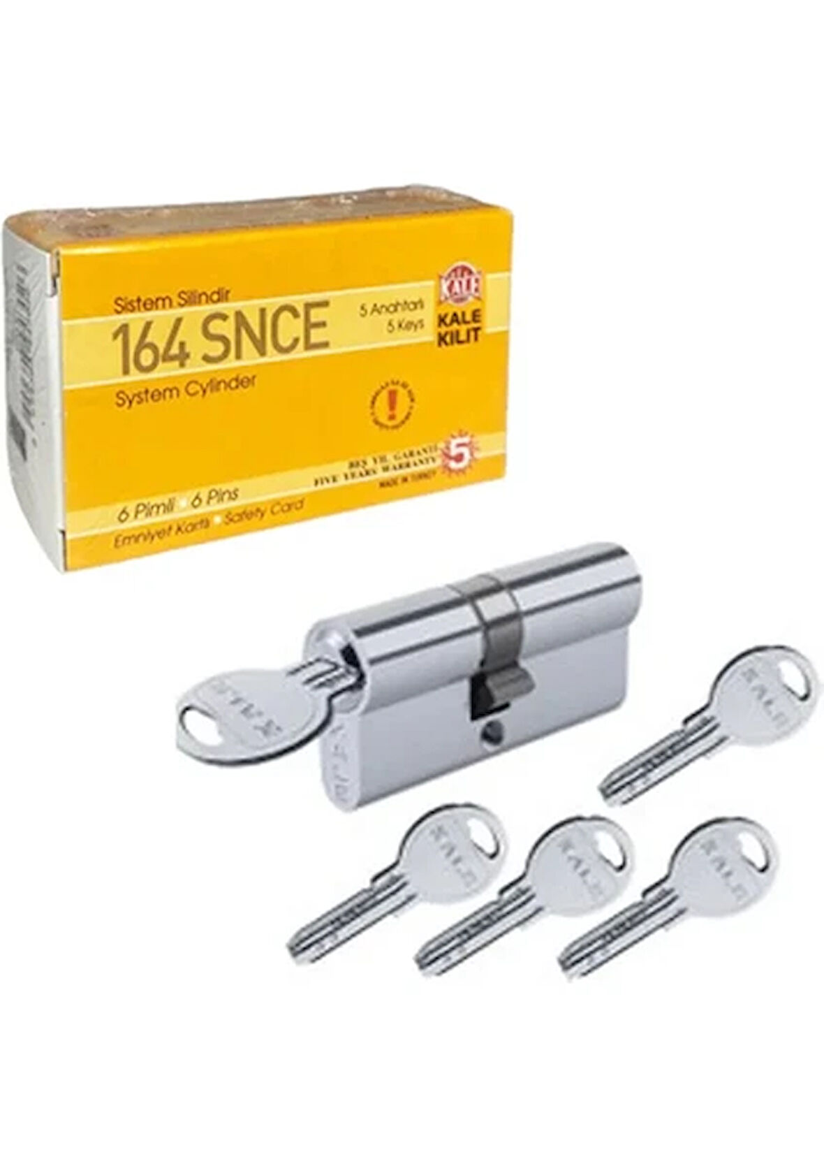 Kale 164/SNC 68 mm Sistem Barel (5 Anahtarlı)