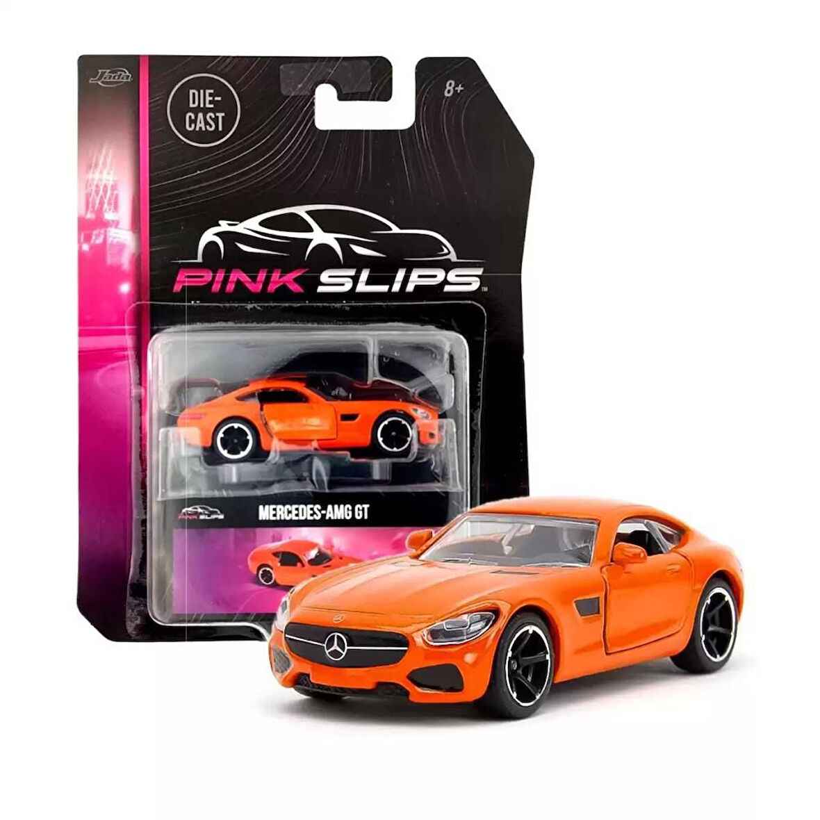Mercedes-AMG GT 1/64 Ölçek Jada Toys Pink Slips Metal Araba