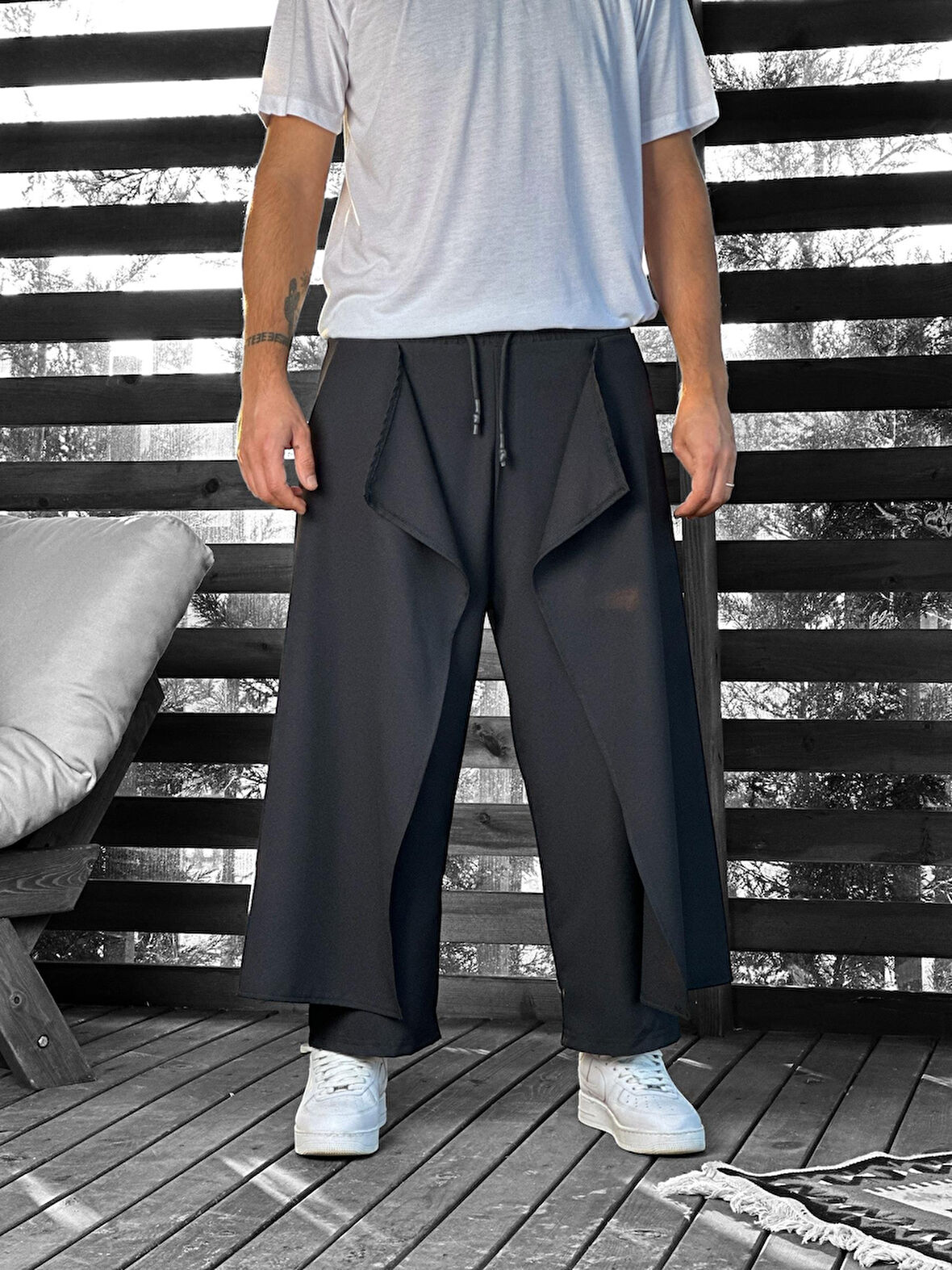 Çift Kanat Samurai Pantolon