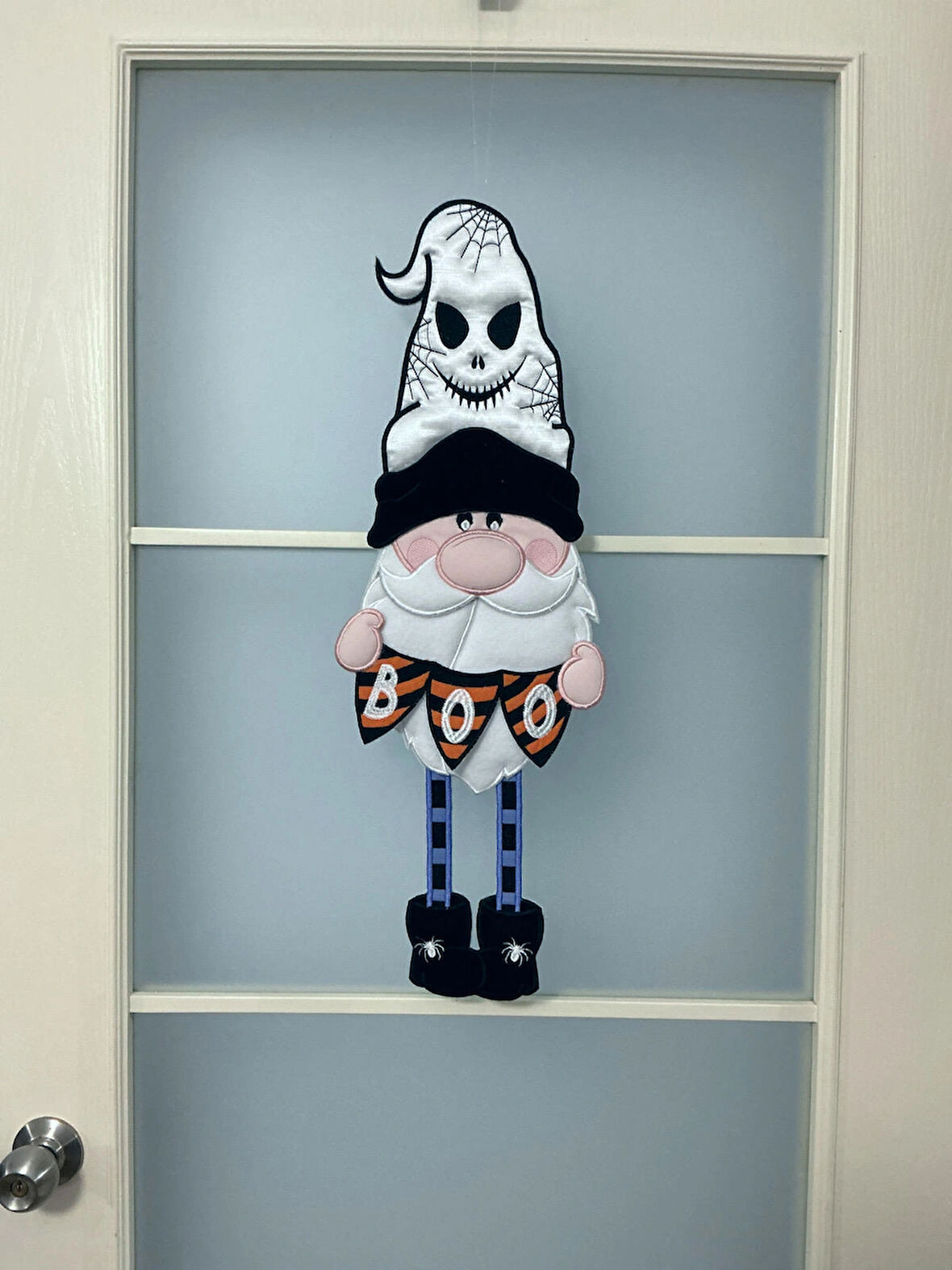 Halloween Boo Gnome - Şanslı Halloween Cücesi Kapı Süsü