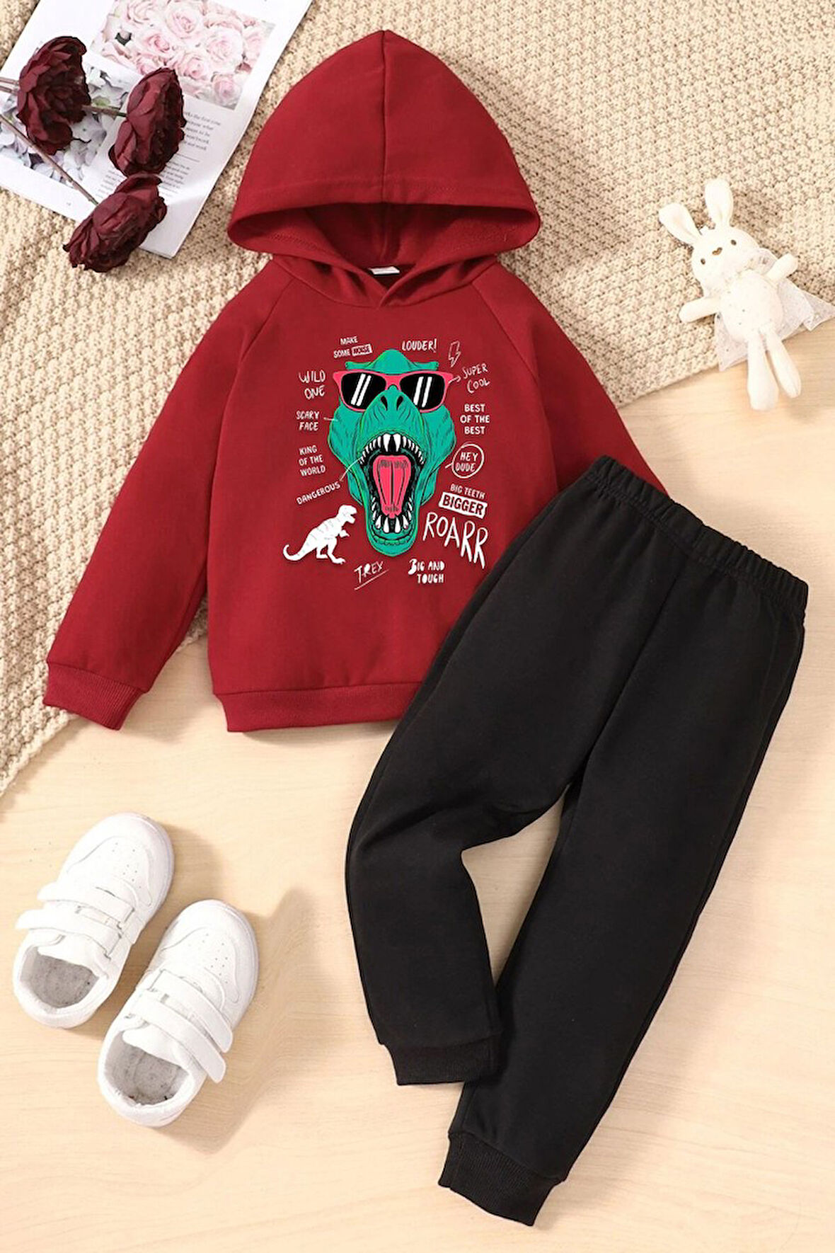 Uyguntarz Çocuk T - Rex Eşofman Takımı