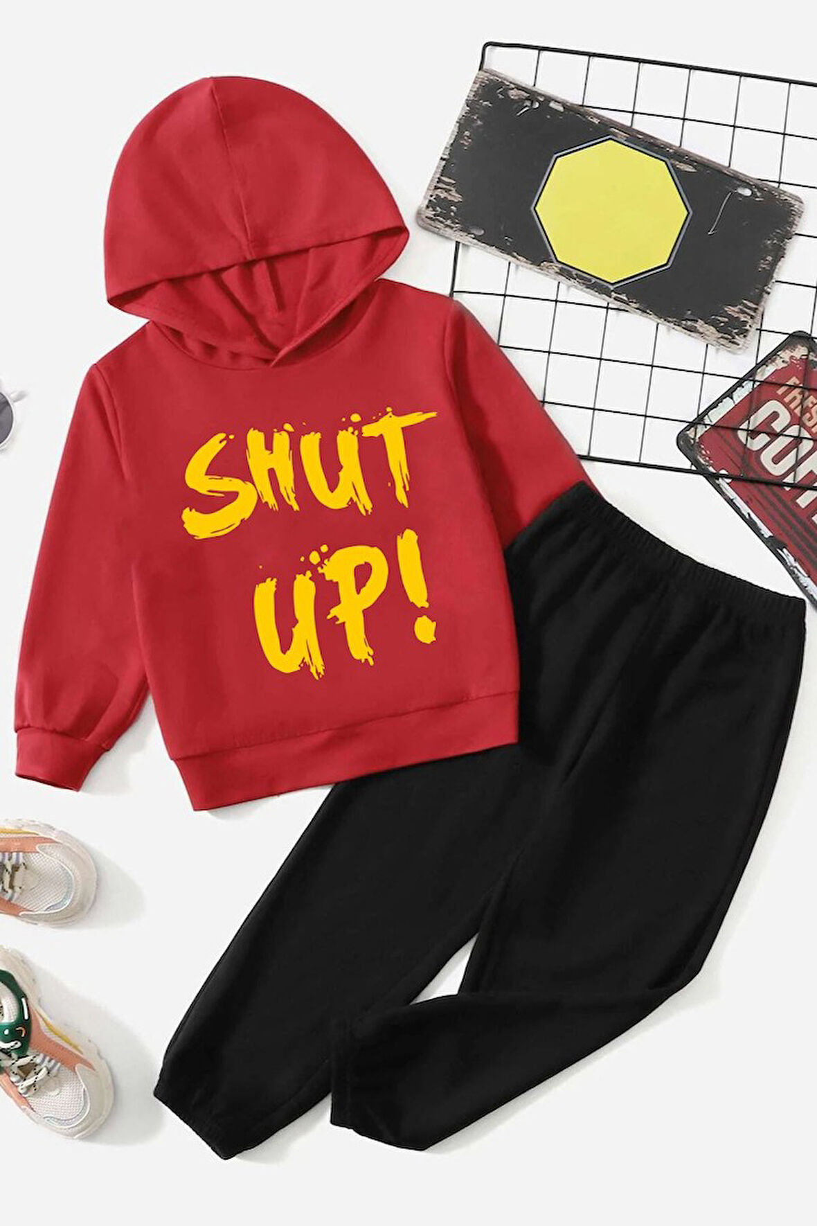 Uyguntarz Çocuk Shut Up Eşofman Takımı