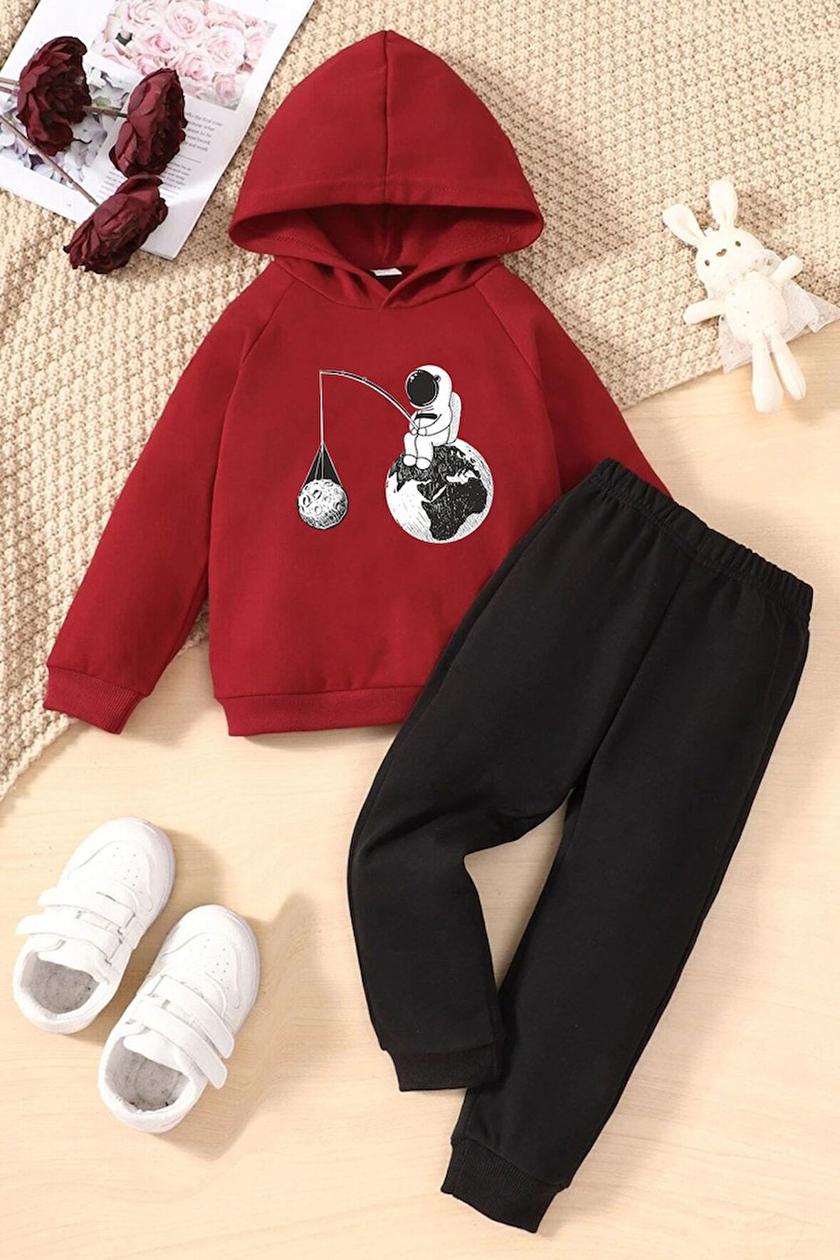 Uyguntarz Çocuk Uzay Temalı Eşofman Takımı