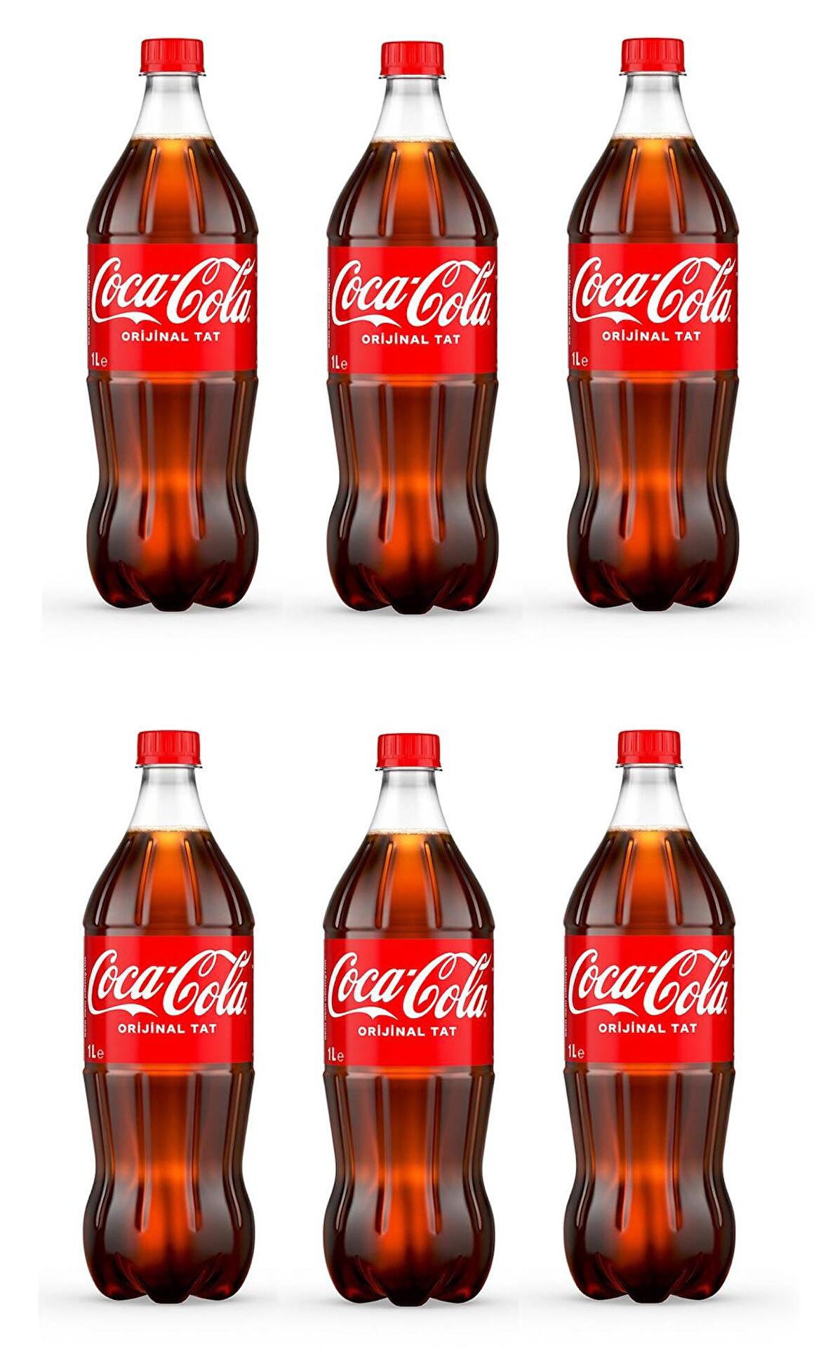 Coca Cola Kola Orijinal Tat 1 Lt X 6 Adet