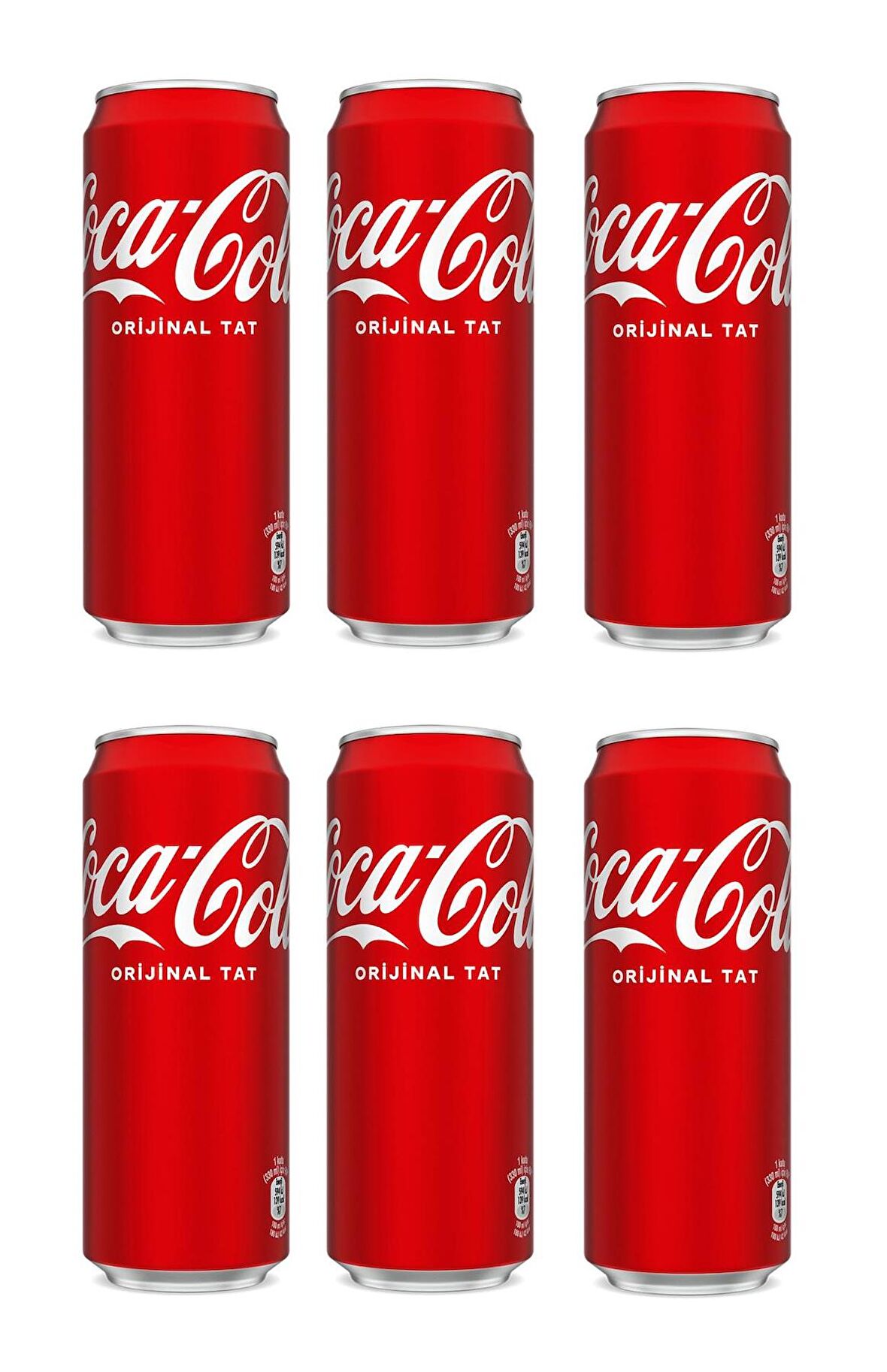 Coca Cola Kola Orijinal Tat 330 Ml X 6 Adet