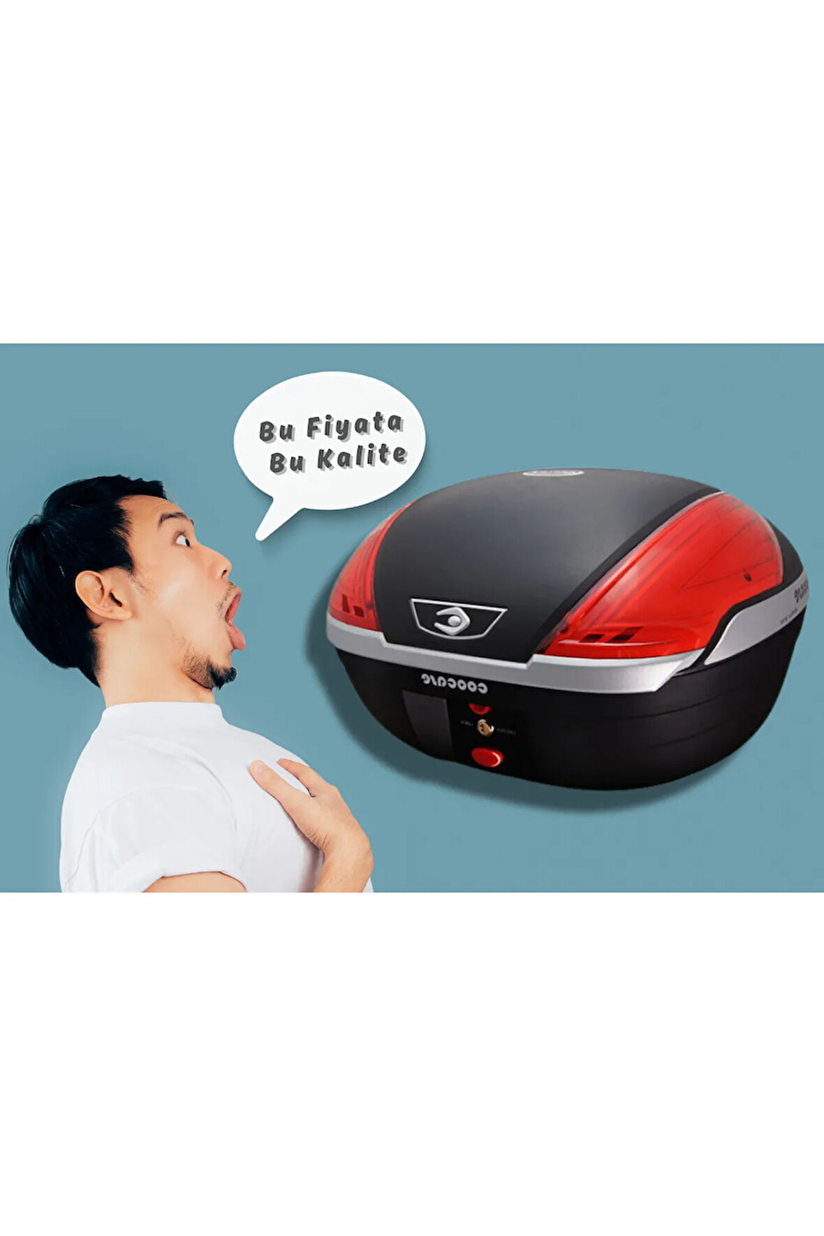 Coolcase Refleks V50 Arka Çanta - Sırtlık ve Bağlantı Hediyeli