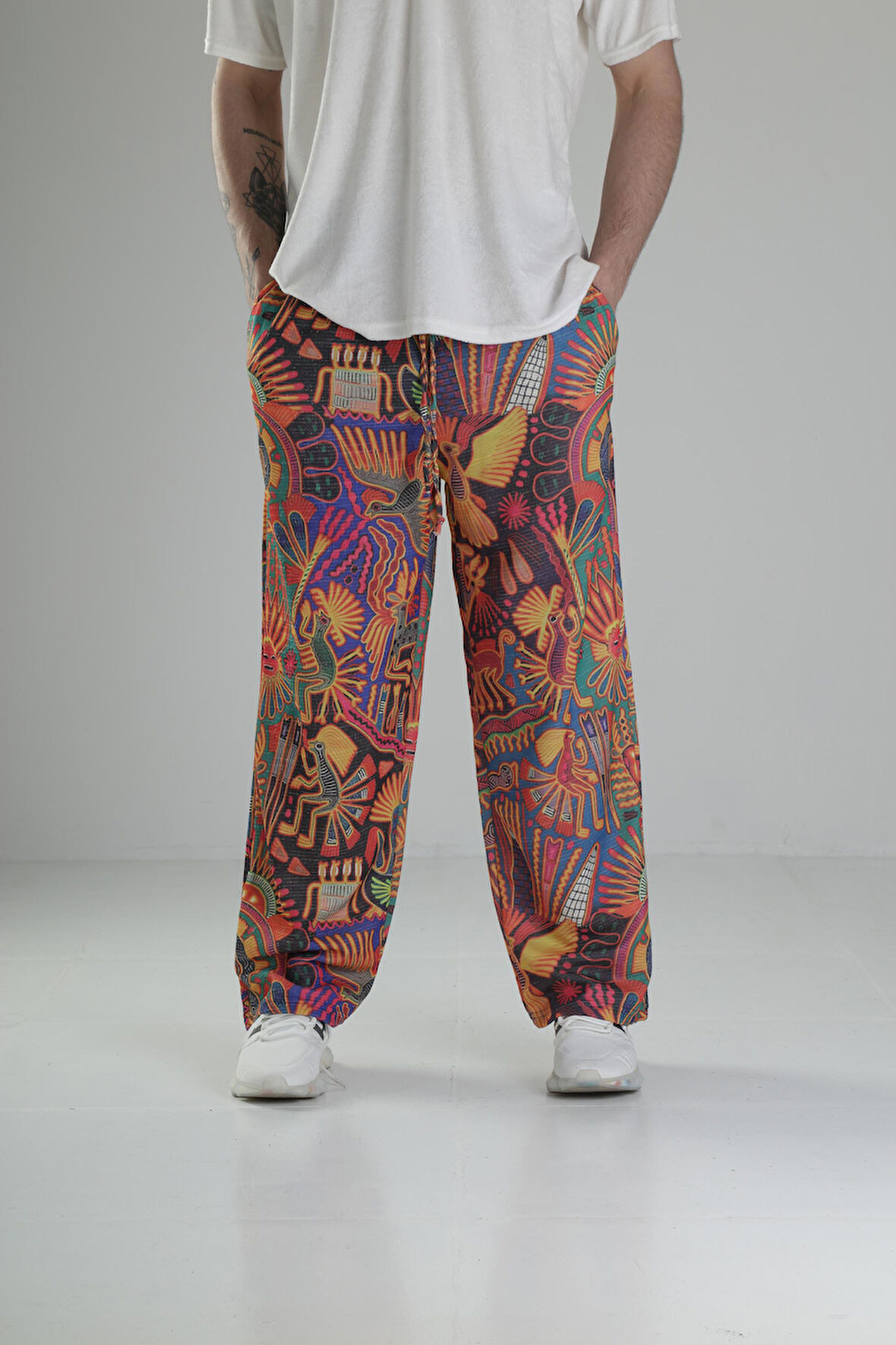 Cocopelli Desenli Baggy Pantolon