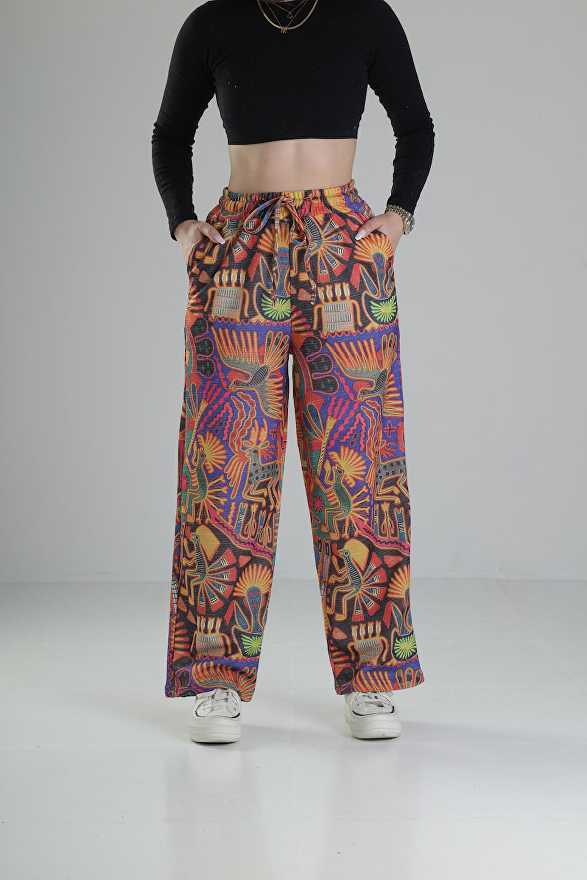 Cocopelli Desenli Baggy  Pantolon