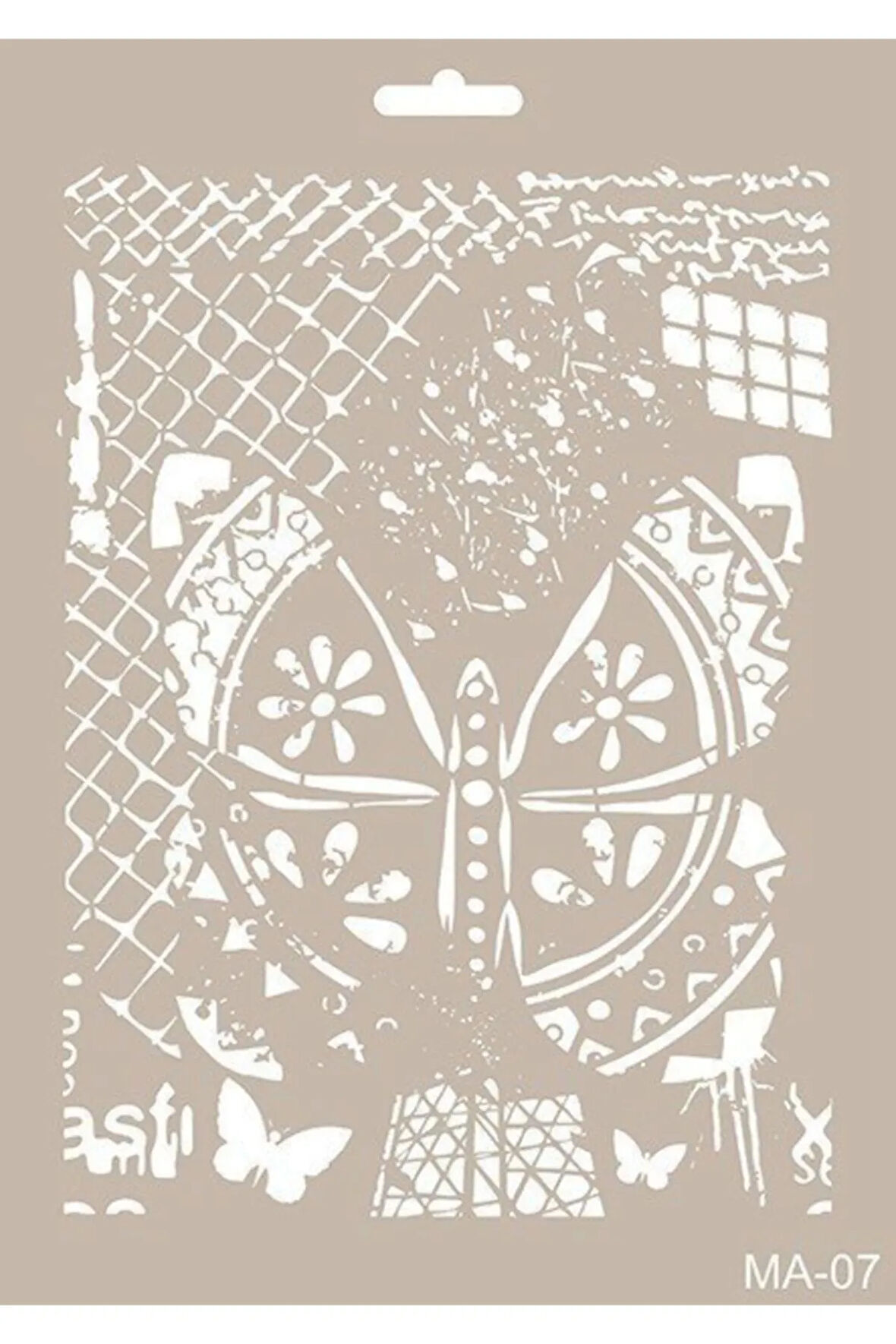 Ma07 Mix Media Stencil