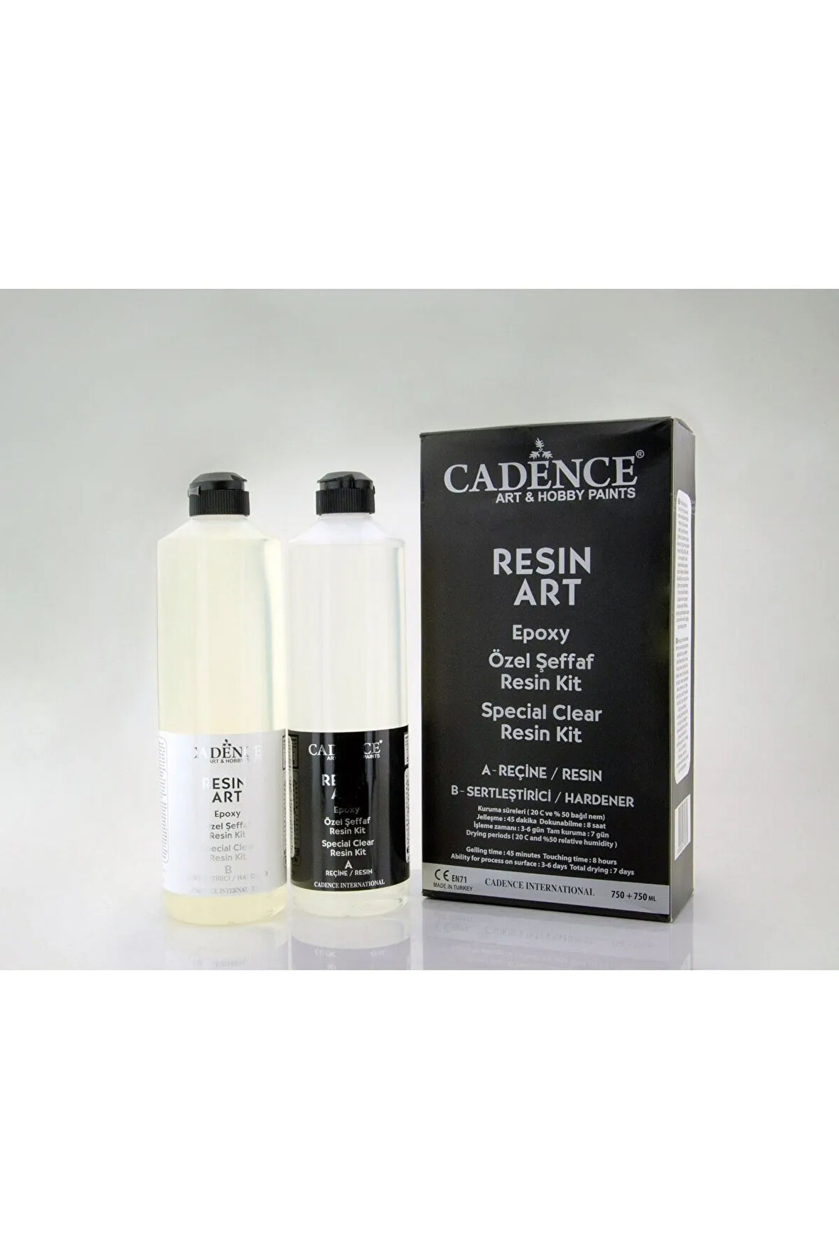 Resin Art Şeffaf Epoksi Takım 750 Ml