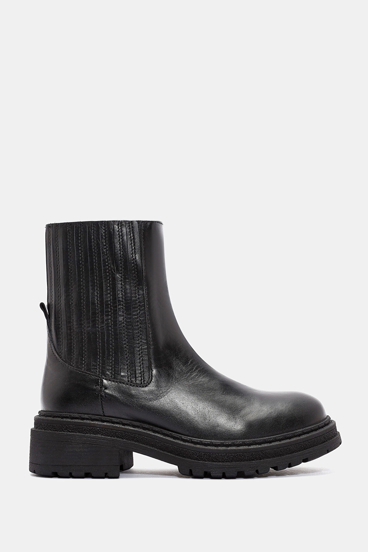 Dina  Kadın Siyah Gerçek Deri Bot