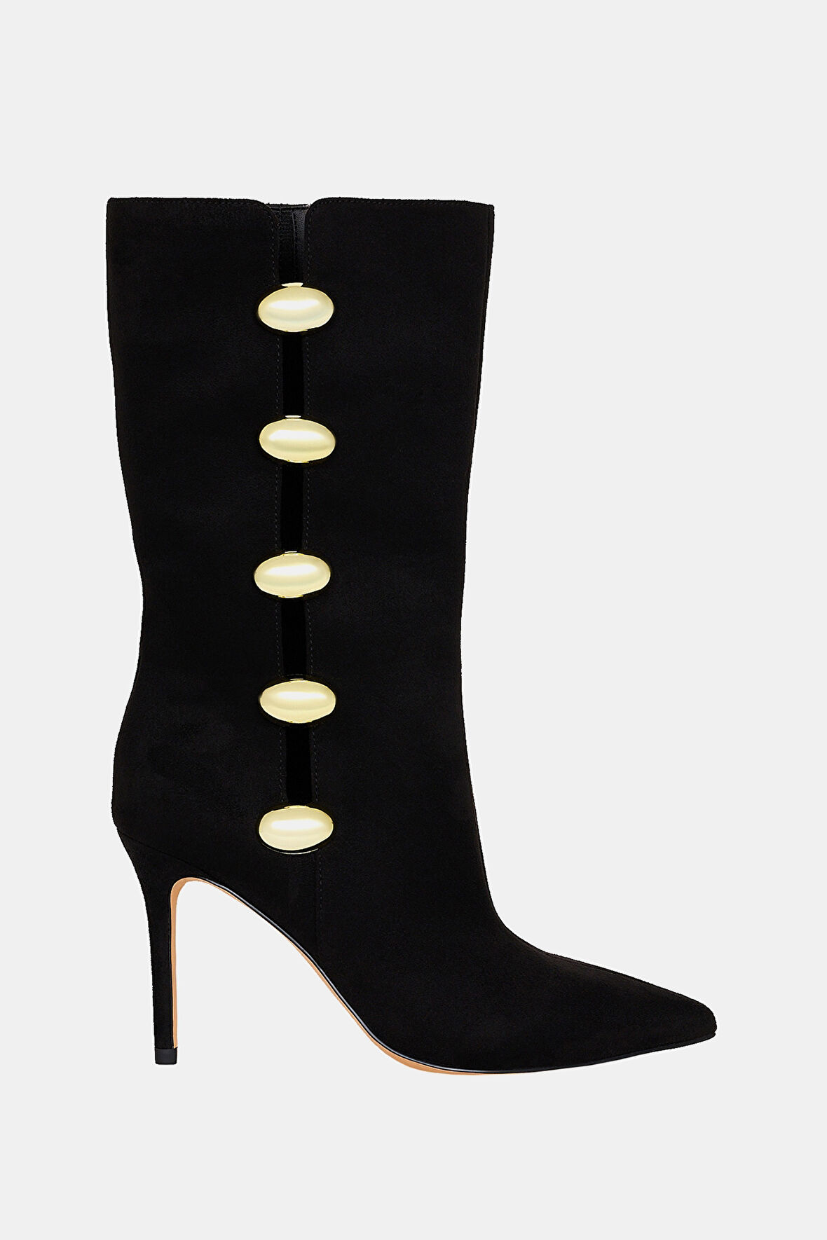 Katy Perry The Revıval Ornamet Kadın Siyah Topuklu Çizme