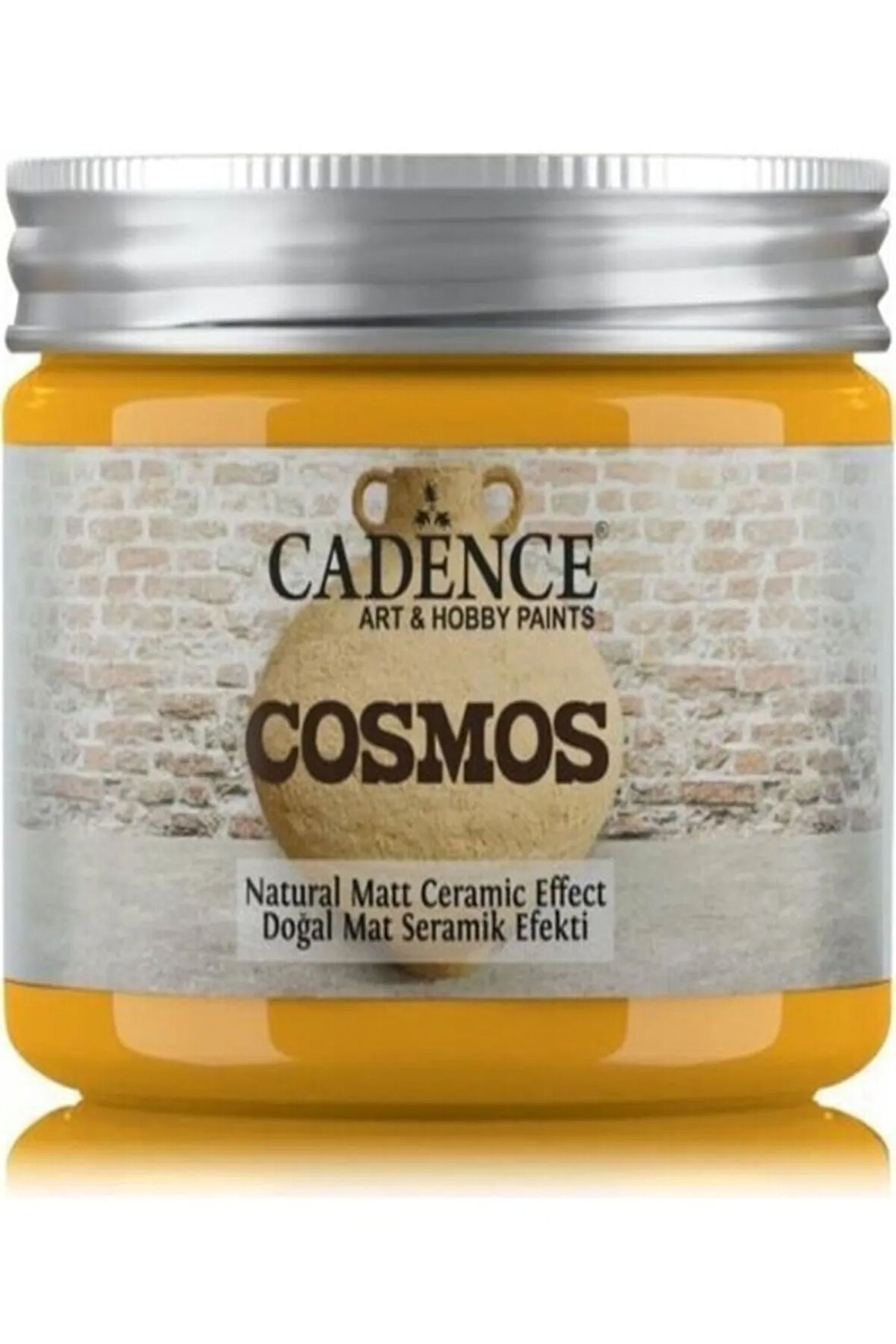 Cosmos Doğal Mat Seramik Efekti Cs03 Sarı 150ml Başkent Hobi