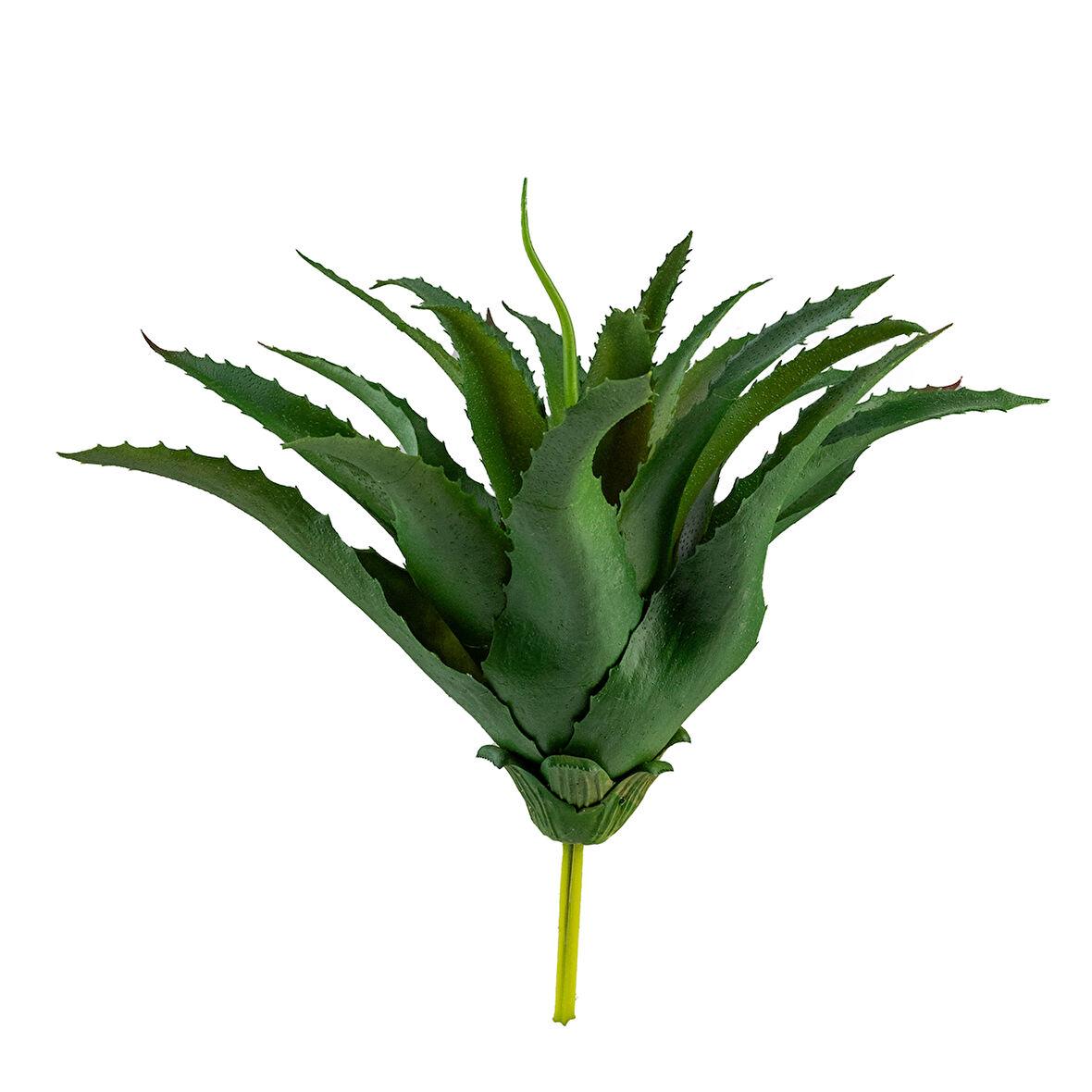 Yapay Dikenli Sisal Sukulent Yeşil 26 cm