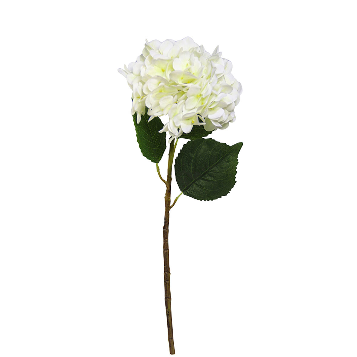 Yapay Ortanca Dalı Beyaz 60 cm