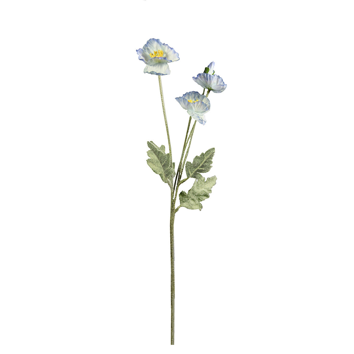 Yapay Anemon Çiçeği Mavi 58 cm