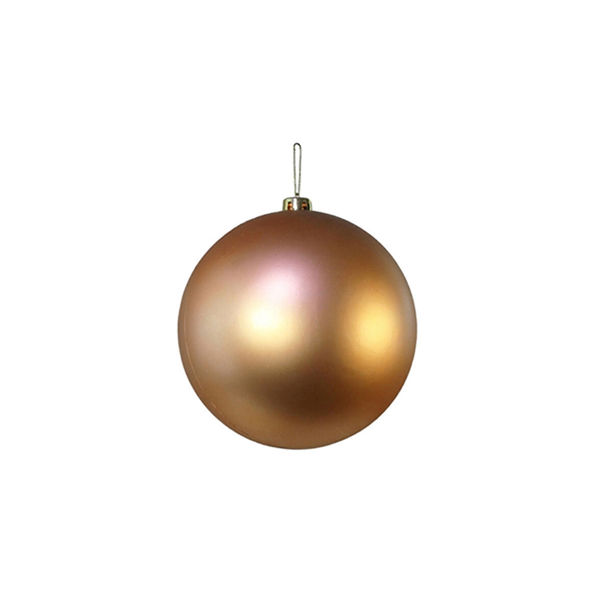 Yılbaşı Süsü Mat Top Bronz 20 cm