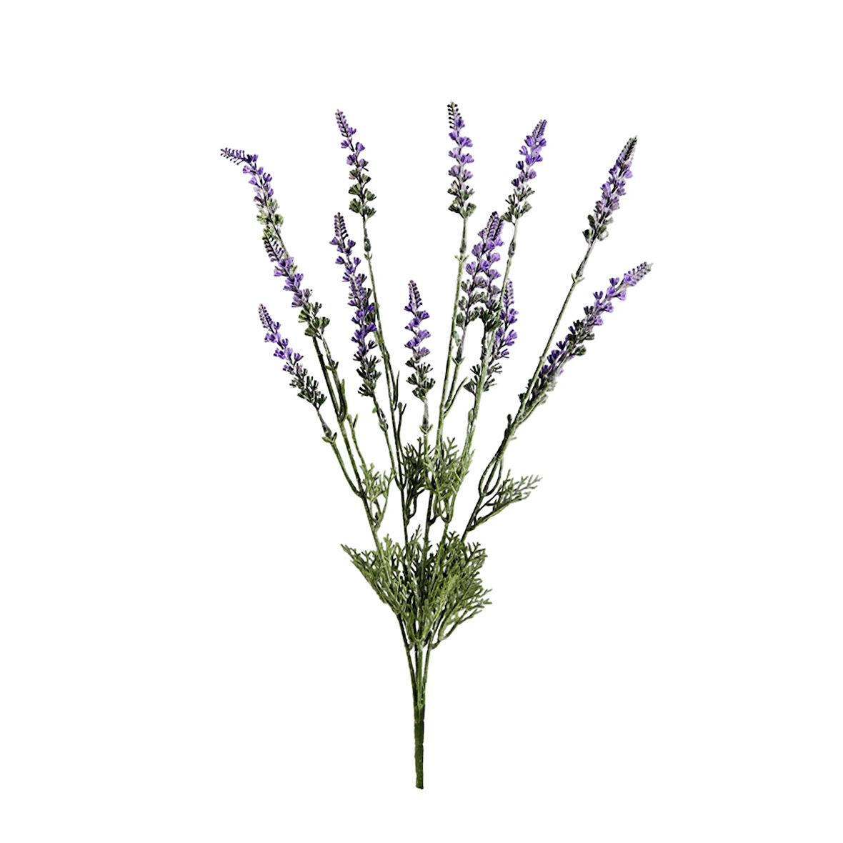 Yapay Dekoratif Lavanta Çiçeği Dalı Mor 50 cm