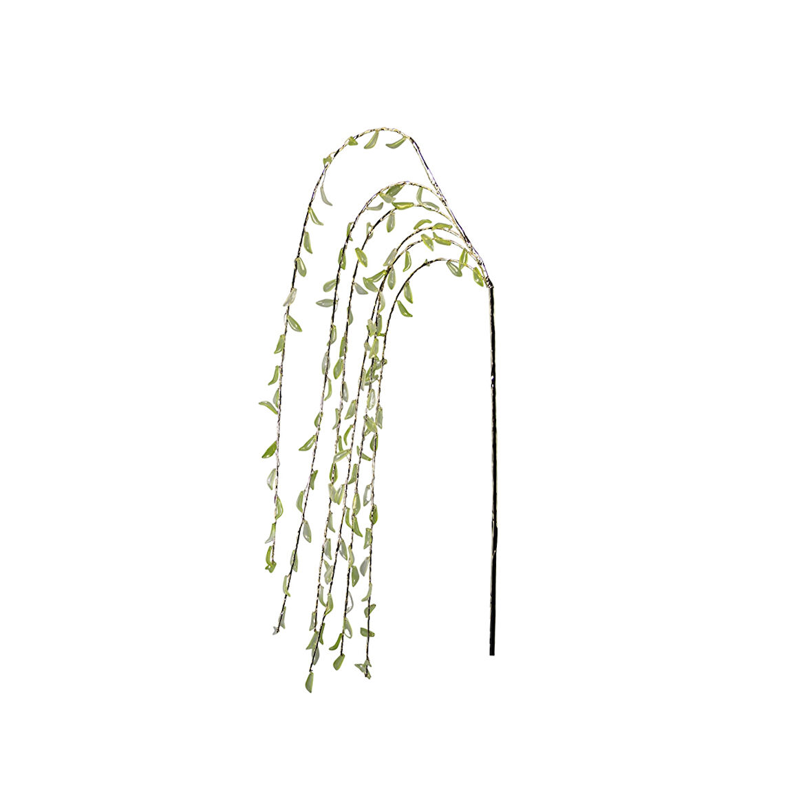 Yılbaşı Süsü Yapraklı Sarkıt Dal Yeşil 110 cm