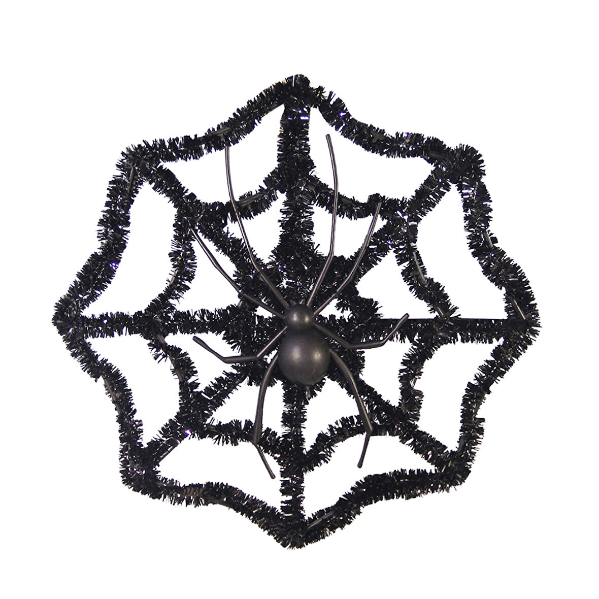 Cadılar Bayramı Simli Örümcek Ağı 30 cm