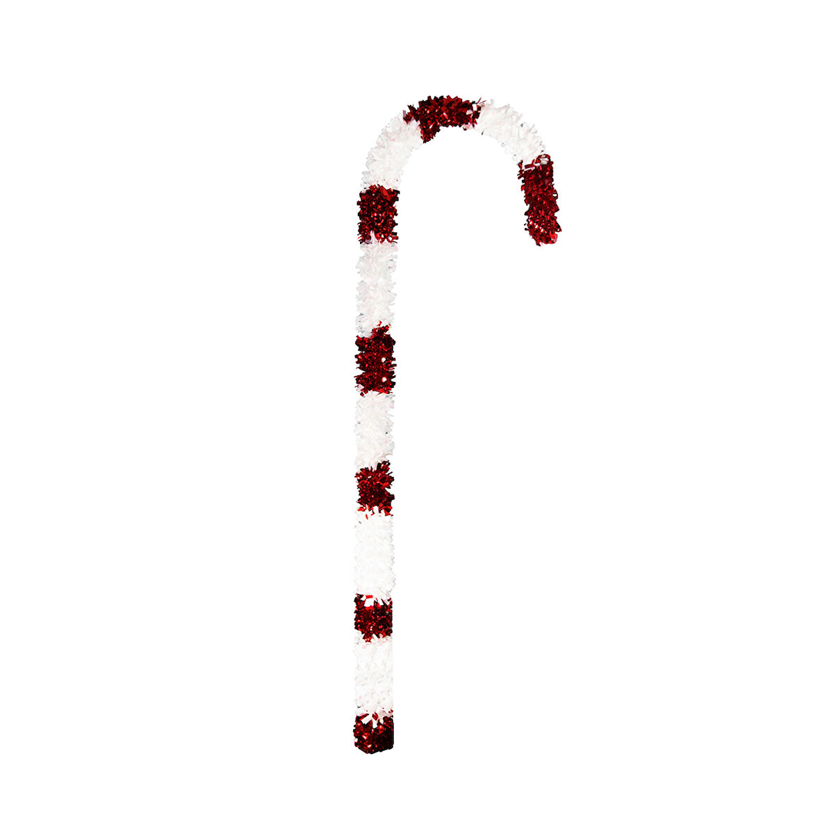 Yılbaşı Süsü Şerit Baston Şeker Kırmızı Beyaz 90 cm