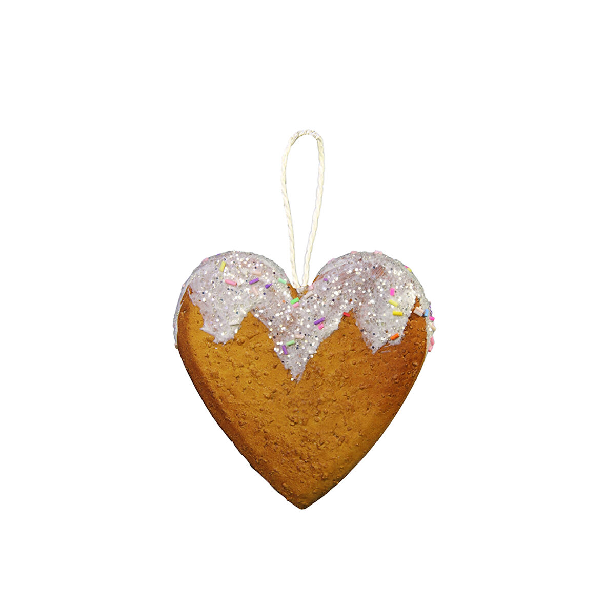 Yılbaşı Süsü Kurabiye Kalp 11 cm