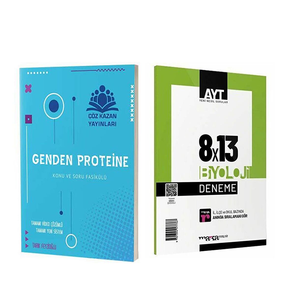 Çöz Kazan AYT Genden Proteine Biyoloji ve Marka Deneme Seti 2 Kitap