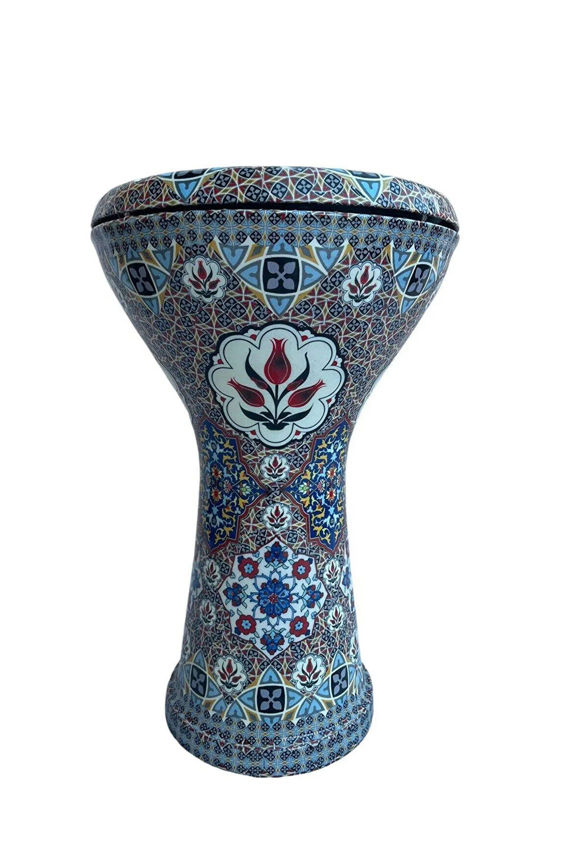 Profesyoneller için  Döküm Mısır Darbuka Ağırlık  4 Kg İznik Çinisi İşlemeli