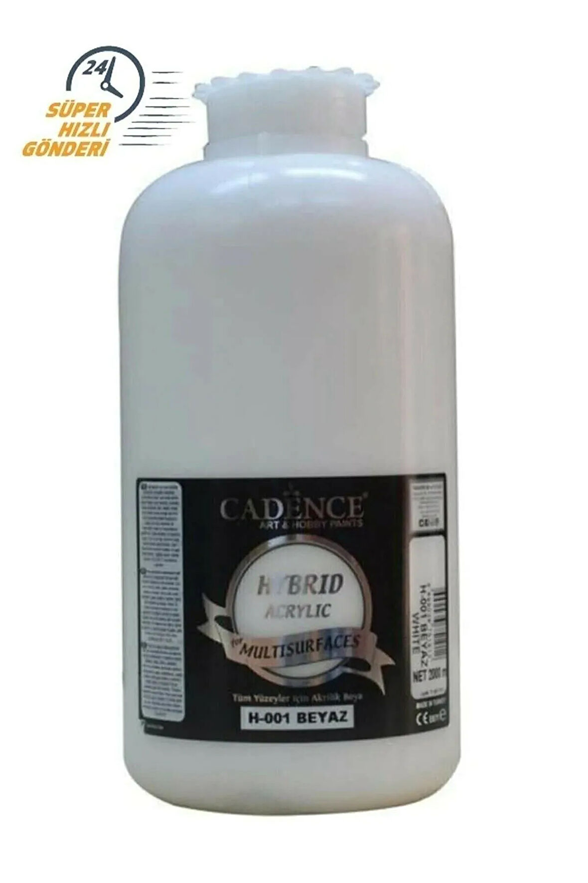 Cadence Multisuface H-001 Beyaz Su Bazlı Kokusuz Tüm Yüzeyler Için Akrilik Boya (3kg)