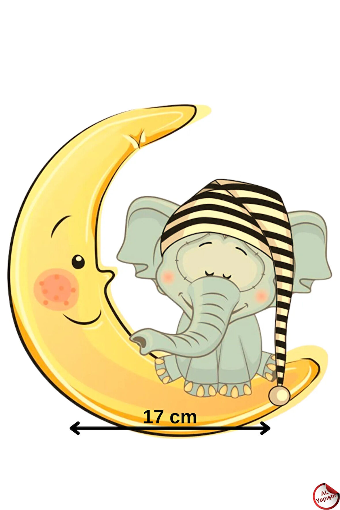 Çocuk Odası Ayın Sessizliği Duvar Stickerı