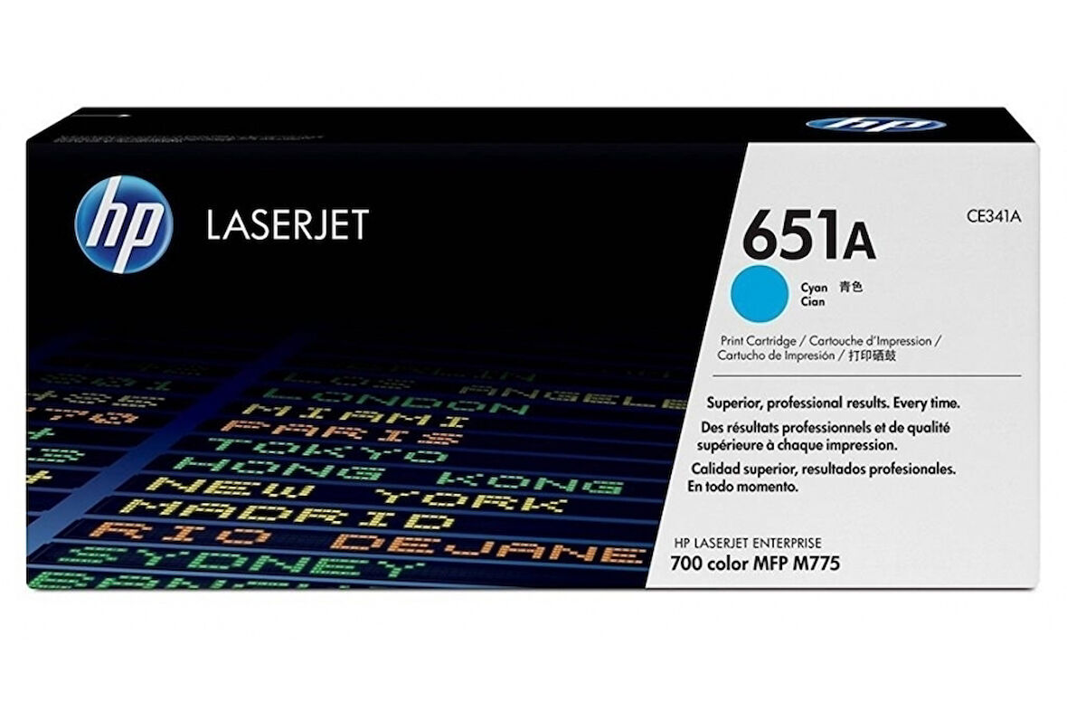 Hp CE341A (651A) Mavi Orjinal Toner