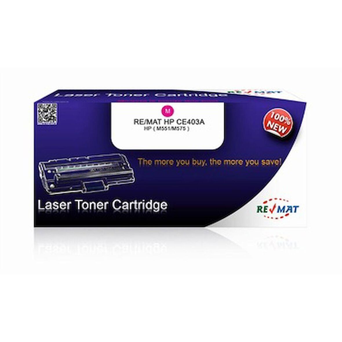 RE/MAT HP CE403A (507A) KIRMIZI MUADİL TONER %100 YENİ