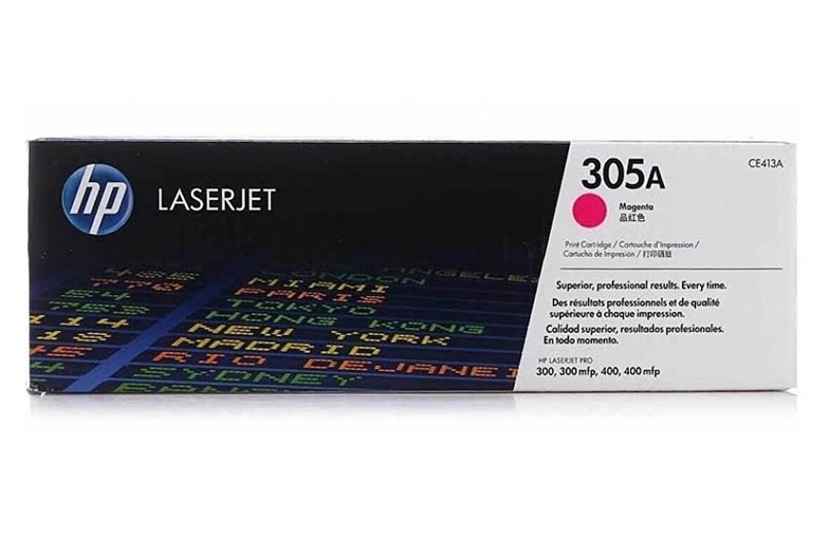 Hp CE413A (305A) Kutusu Hasarlı Kırmızı Orjinal Toner