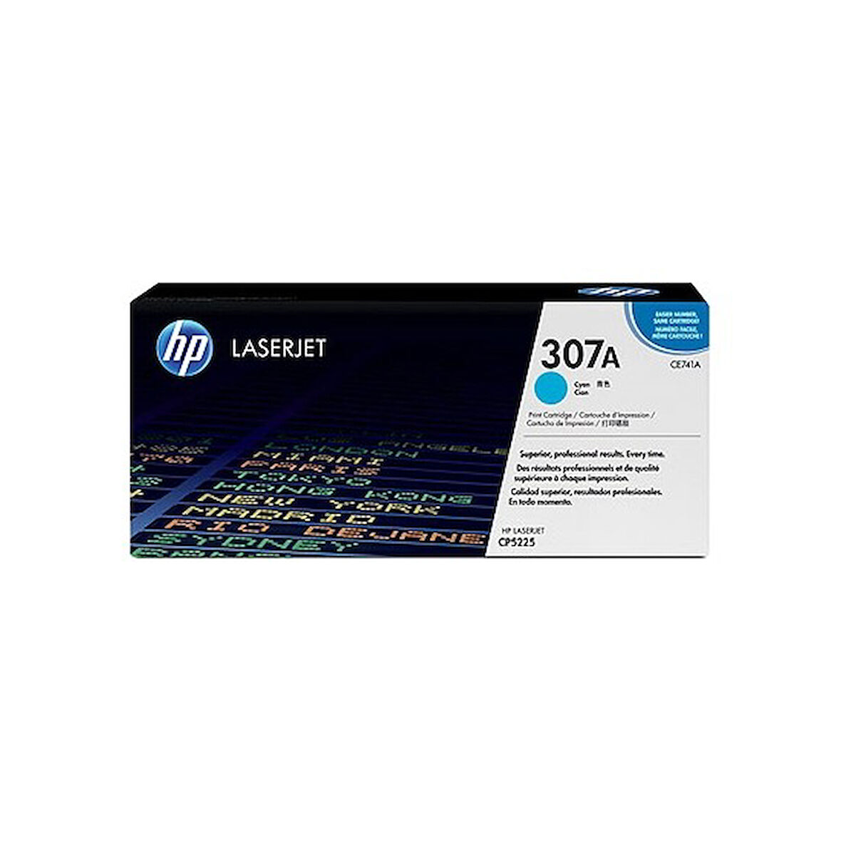 Hp CE741A (307A) Mavi Orjinal Toner