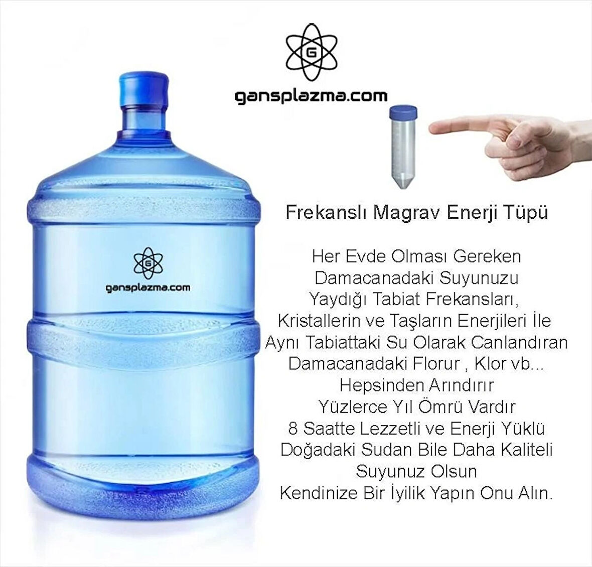 Frekanslı Magrav Enerji Tüp SU CANLANDIRICI
