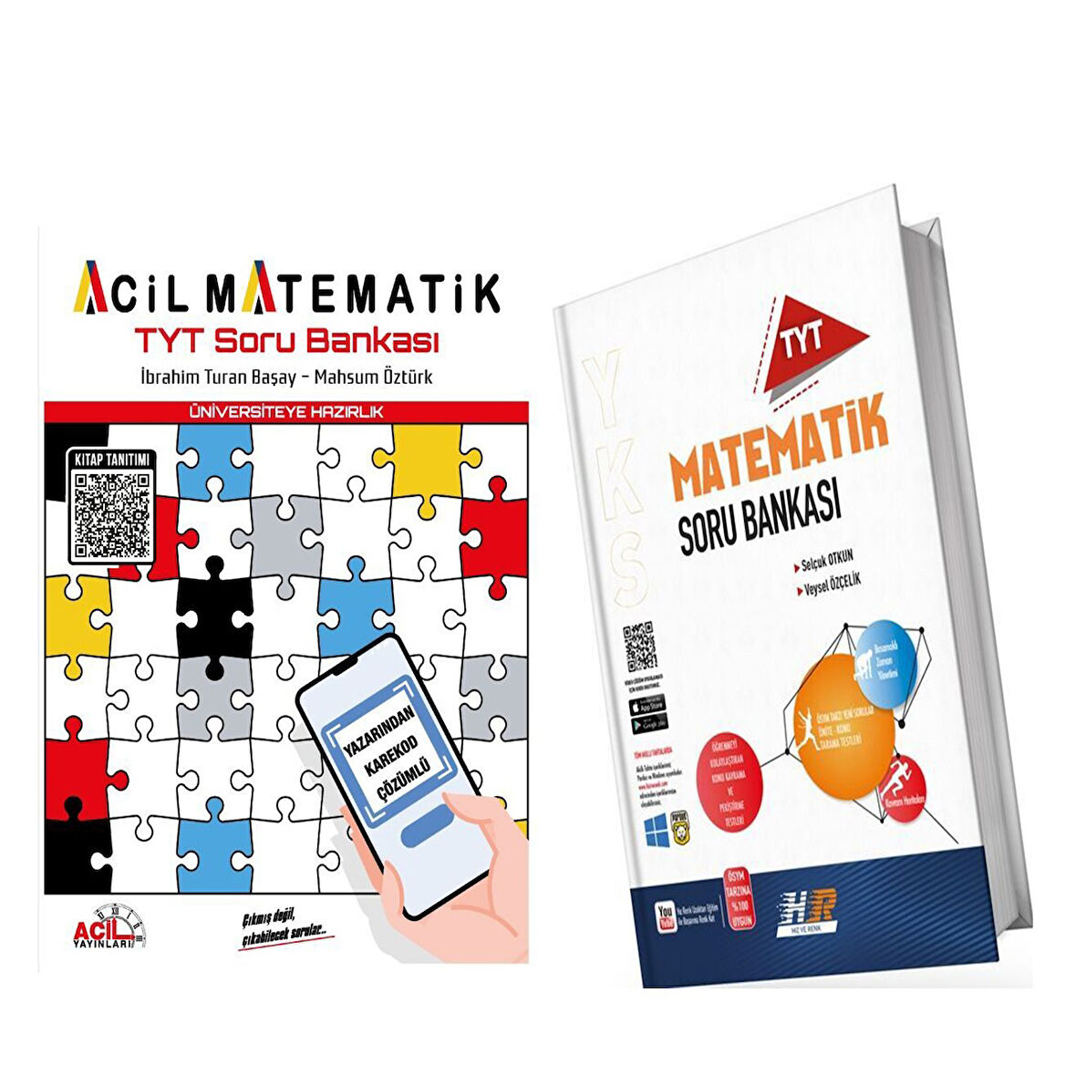 Hız ve Renk TYT Matematik ve Acil TYT Matematik Soru Bankası 2 Kitap Set
