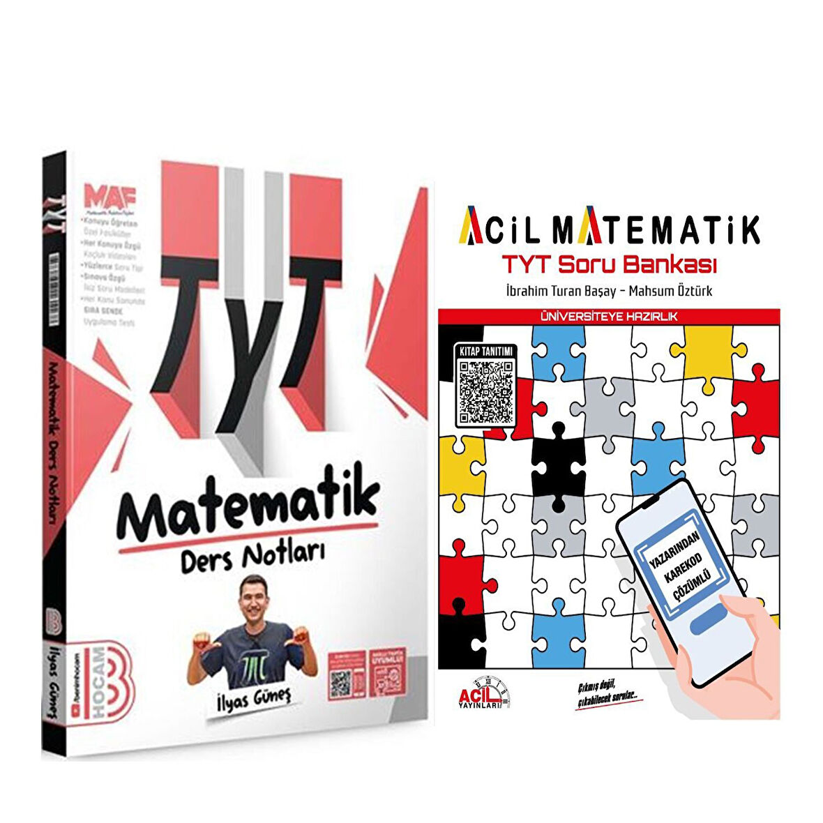 Benim Hocam TYT Matematik Video Ders Defteri ve Acil Matematik Soru Bankası Seti 2 Kitap