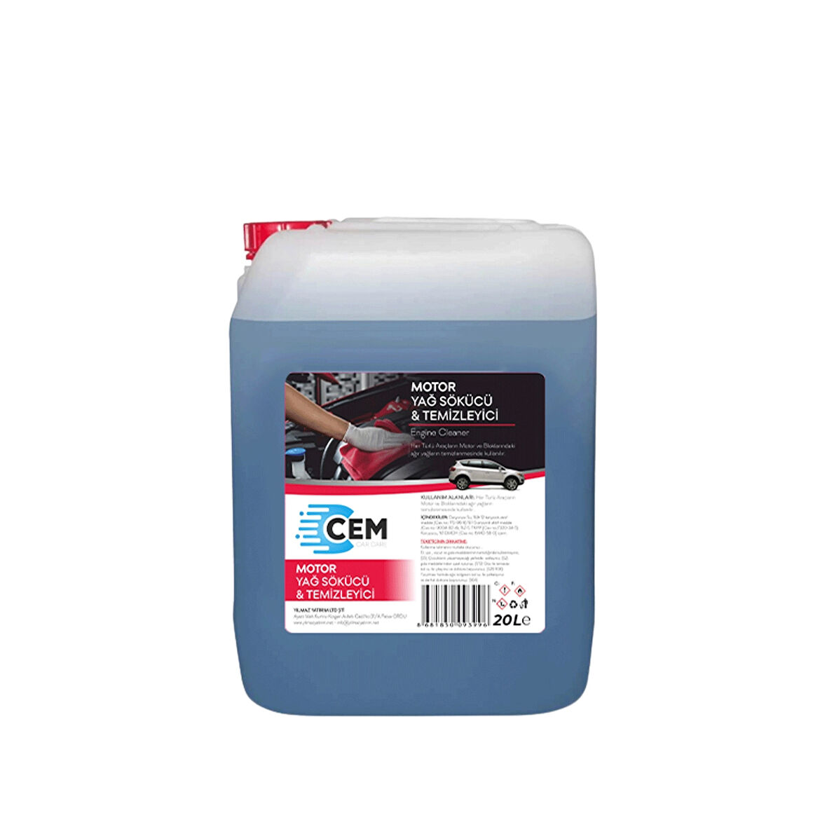 CEM CAR CARE Motor ve Yağ Sökücü 20 LT