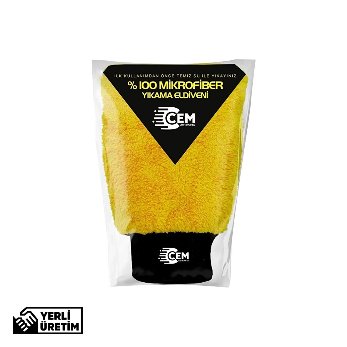 CEM CAR CARE Mikrofiber Yıkama Ve Pasta Eldiveni