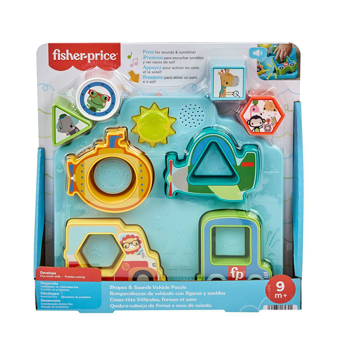 Hrp31 Fisher-price Şekiller Ve Sesler Puzzle