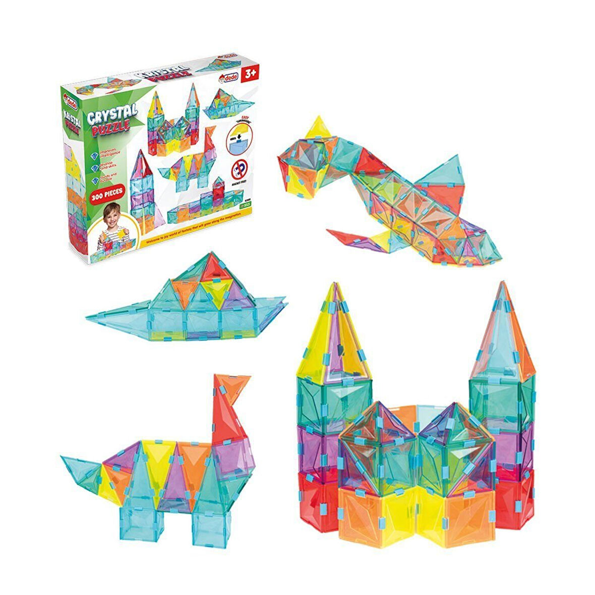 03925 Kristal Puzzle 300 Parça -fentoys