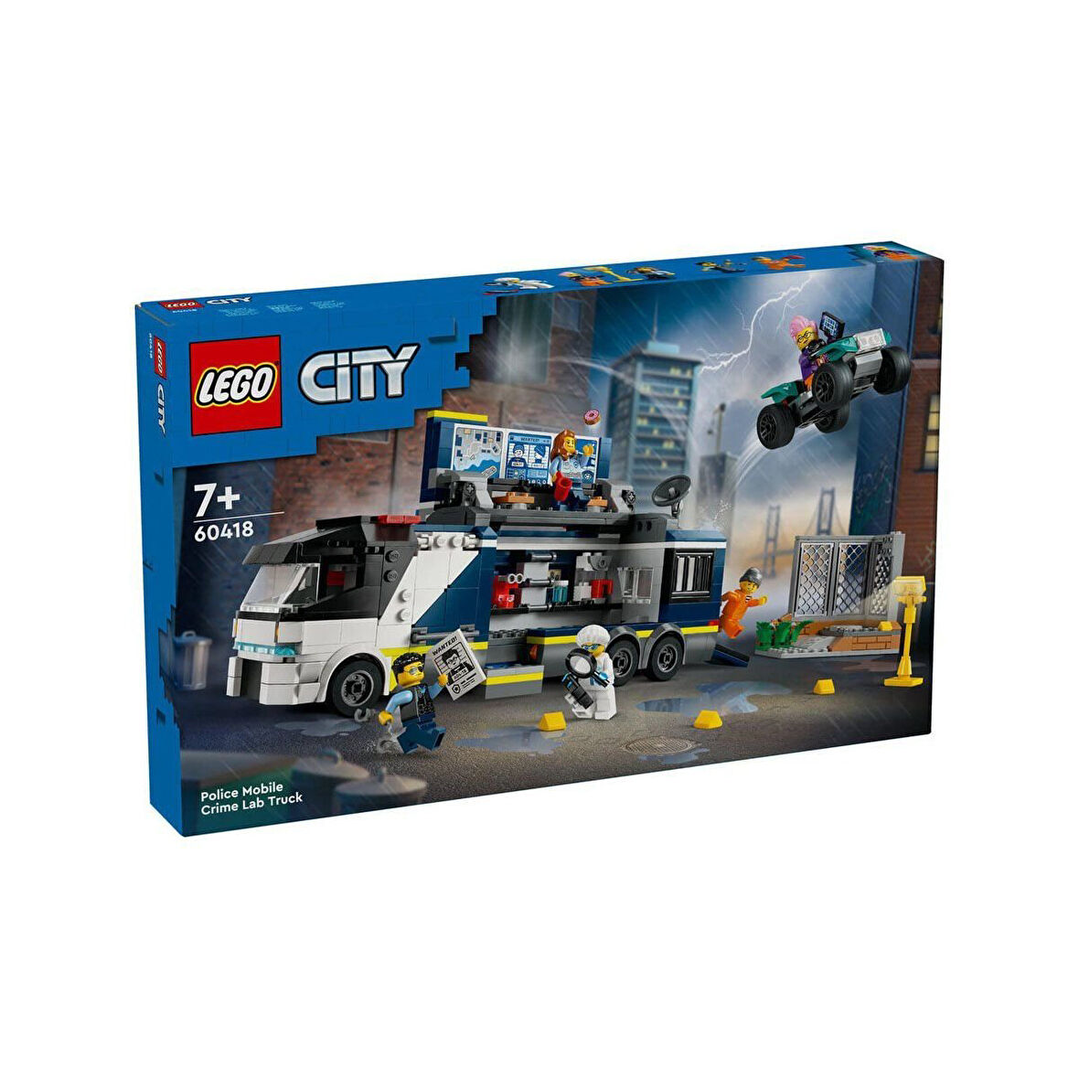 60418 Lego® Polis Mobil Laboratuvarı Kamyonu 674 Parça +7 Yaş