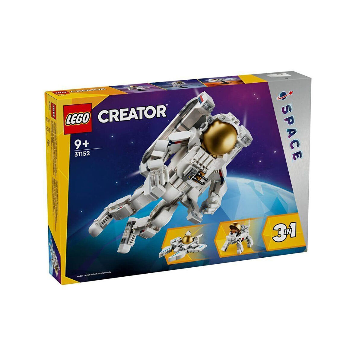 31152 Lego® Creator 3’ü1 Arada Astronotu 647 Parça +9 Yaş