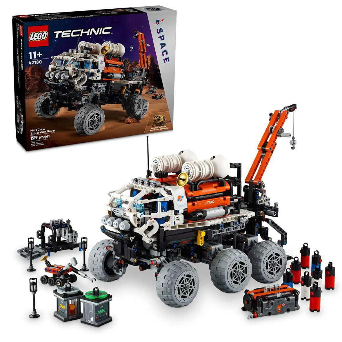 42180 Technic Mars Ekibi Keşif Aracı 1599 Parça +11 Yaş