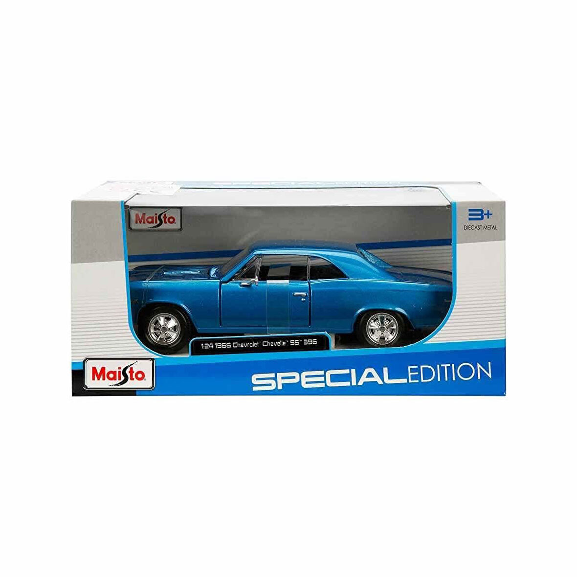 May 31960 1:24 Maisto Chevrolet Chevelle Ss 396 1966 Model Araba -necotoys