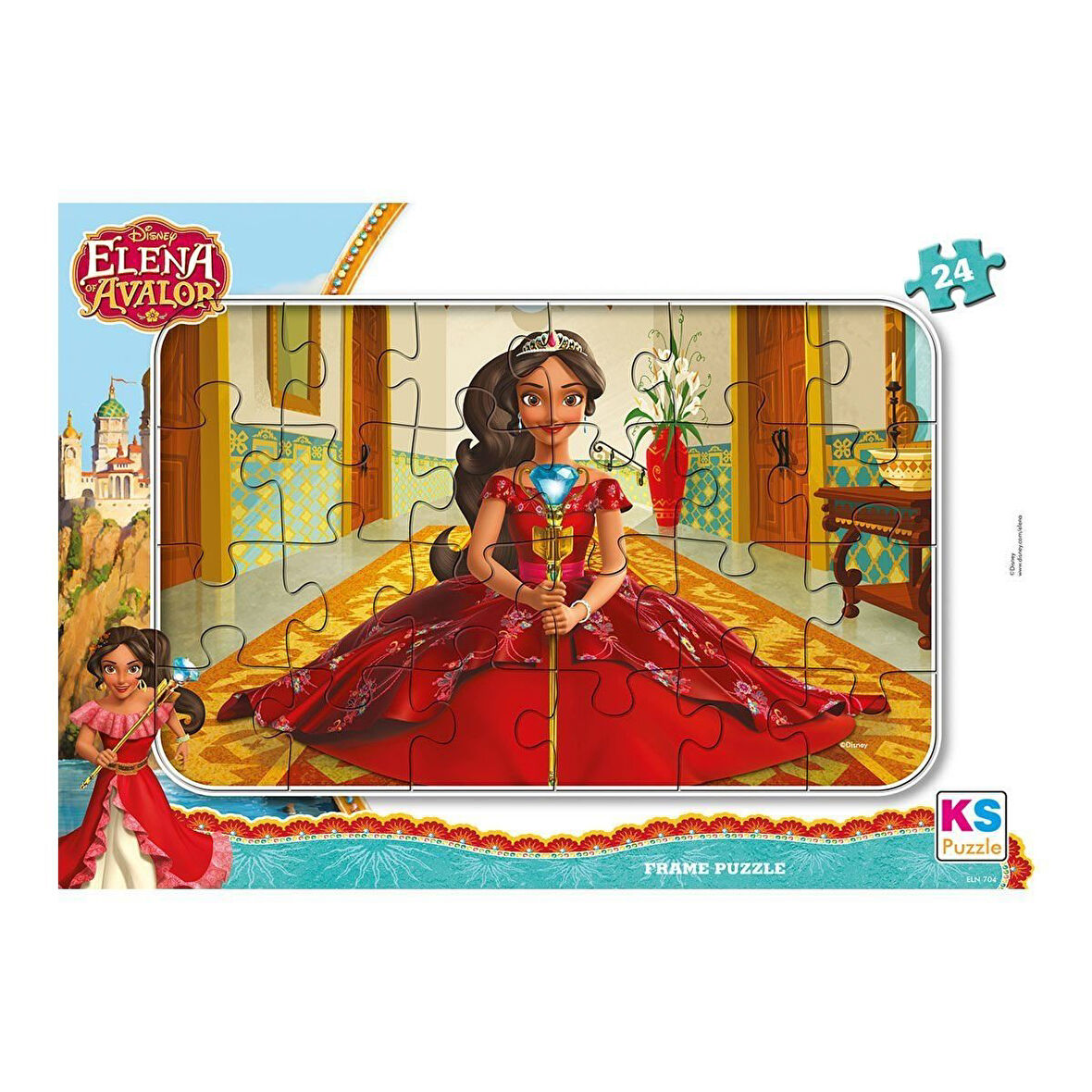 Eln 704 Elena Avalor Frame Puzzle 24 Parça