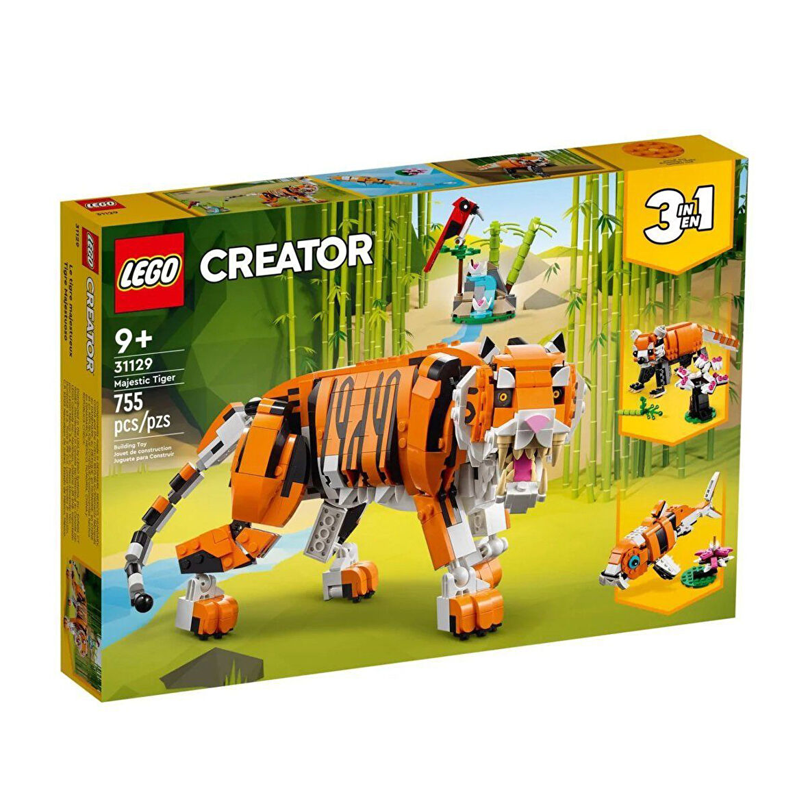 31129 Lego® Creator 3’ü 1 Arada, Muhteşem Kaplan, 755 Parça +9 Yaş