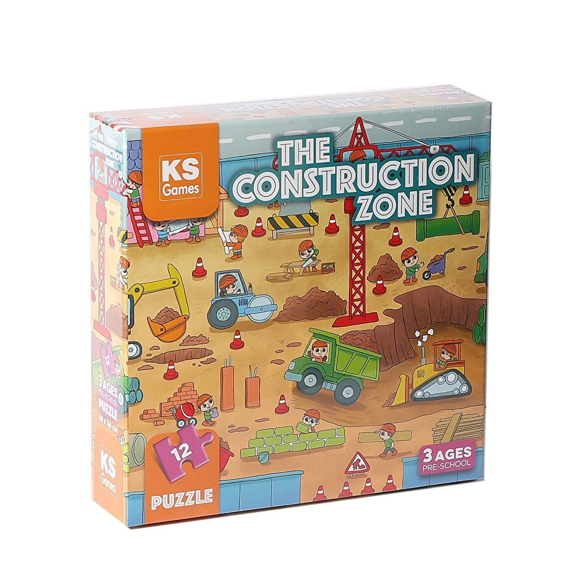 Prs 32704 The Construction Pre School Puzzle -ks Puzzle