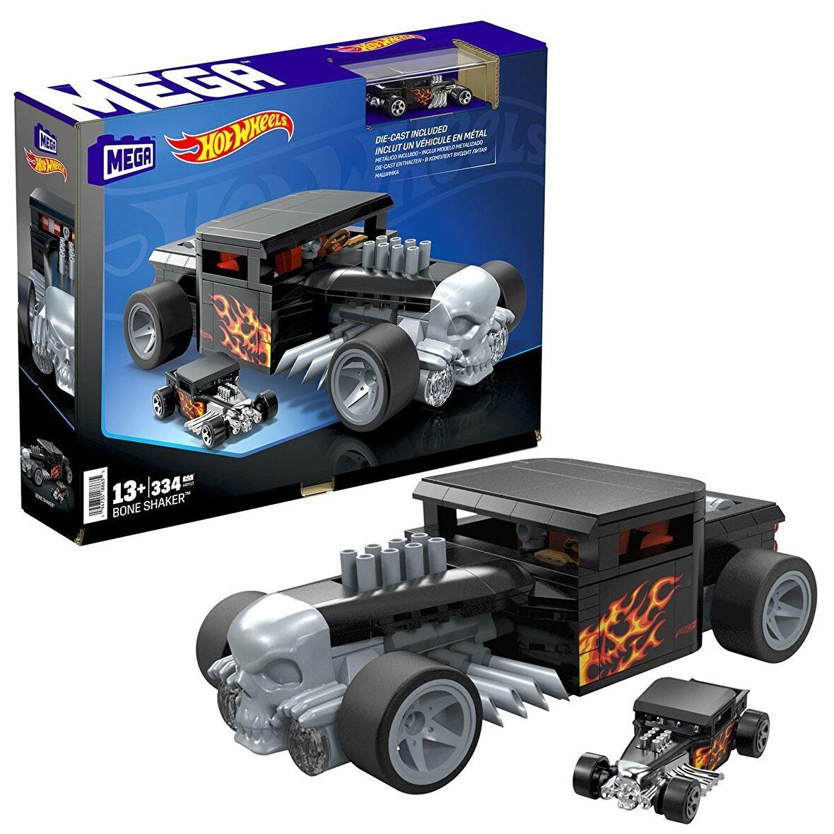 Hry17 Mega Hot Wheels Bone Shaker 334 Parça +5 Yaş