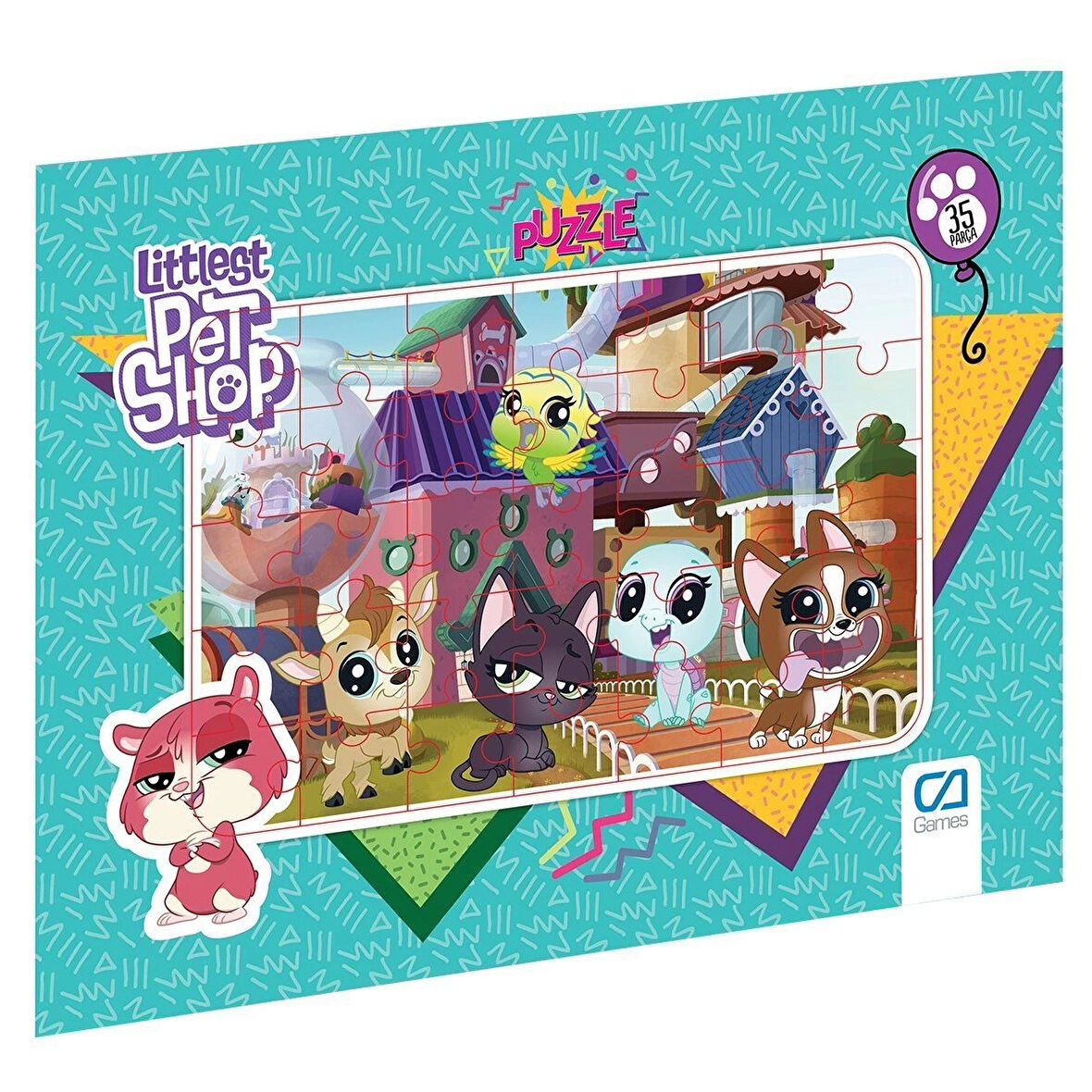 Ca 5018-5019 Littlest Pet Shop Frame Puzzle 35 Parça-ca Games